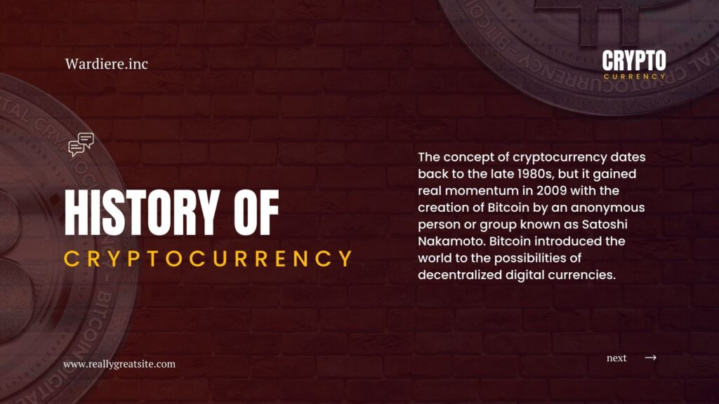 History of cryptocurrency