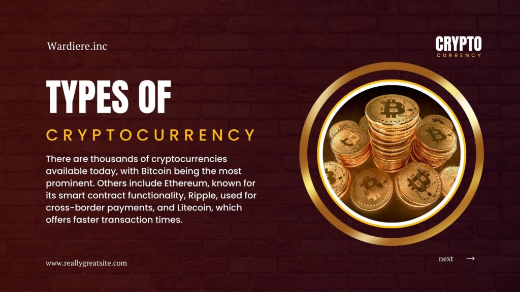 type of cryptocurrency